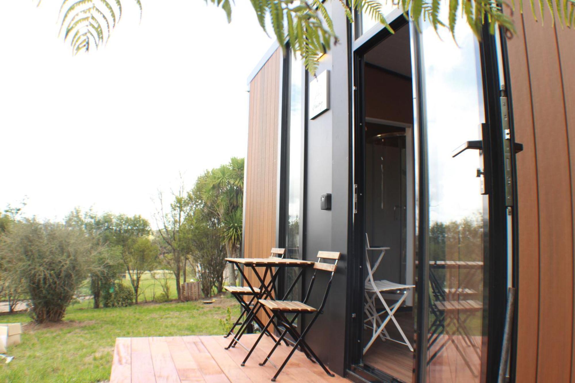 Cozy Cabin2 With Outdoor Bath At Dairy Flat Farm Waitoki Экстерьер фото