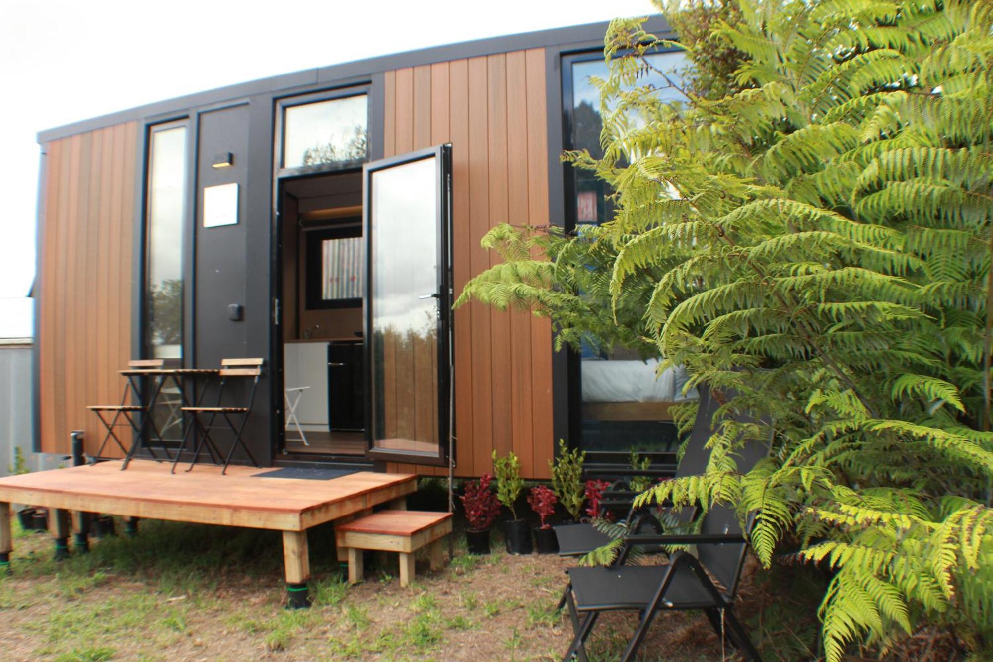 Cozy Cabin2 With Outdoor Bath At Dairy Flat Farm Waitoki Экстерьер фото